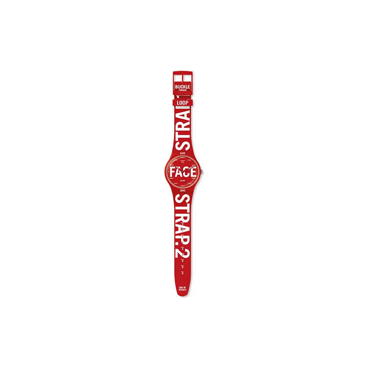Swatch Женские Красные Часы SUOR115 SUOR115