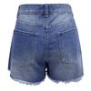 Женские джинсовые классические универсальные модные шорты с высокой талией