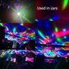 LED USB Car Ambient Light 5V DJ RGB Mini Light Color Changing Music Sound Lamp Car Atmosphere Light