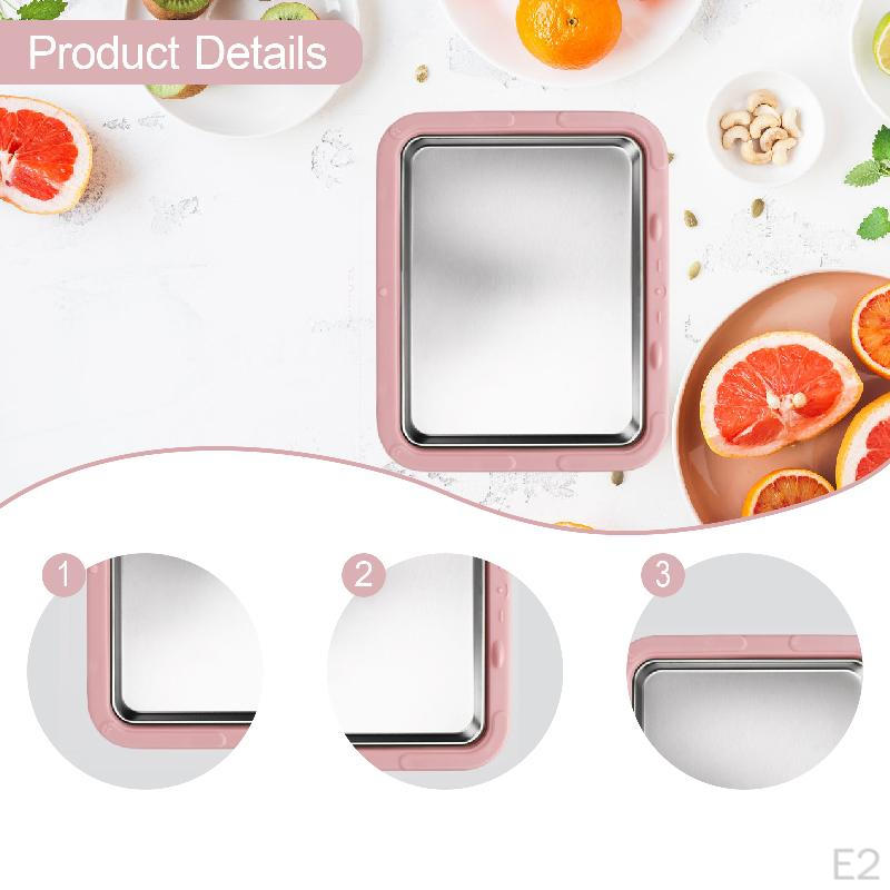 Ice Cream Maker Yogurt Rolls Tray DIY Fun Parent Child Activities Stainless Steel Multipurpose