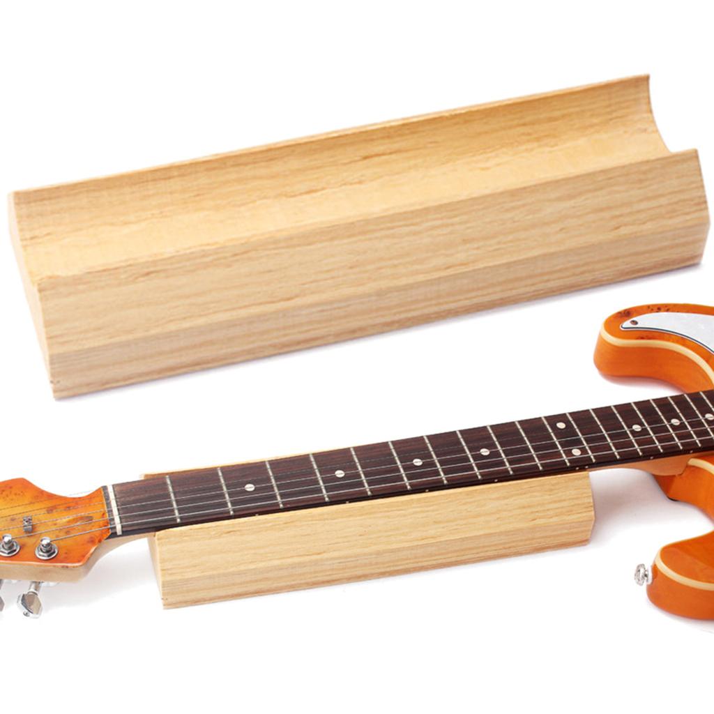 Electric Acoustic Guitar Bass Caul Long Neck Rest Support Fretwork Luthier Cork Setup Soft Fit For Guitar Mandolin Bass