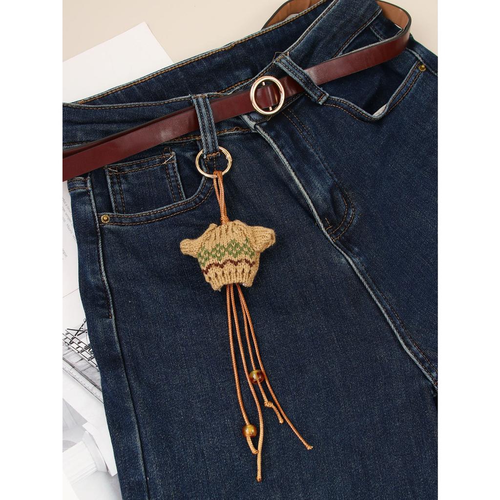 Autumn and winter original retro mini doll sweater beaded bag pendant versatile bag clothes casual pendant accessories
