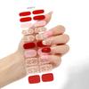 Gel Nail Sticker 20 Nail Semi-curing Lamp Nail Sticker Hardens Waterproof Full Sticker Fluorescent