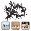Knight Soldier Mini Plastic Toys for Play 96Pcs Medieval Figures with Horses