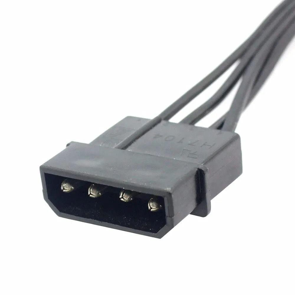 Кабель питания жесткого диска между мужчинами и женщинами, 4-контактный адаптер SATA-сплиттер для жесткого диска/HDD SSD