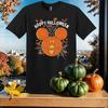 Happy Halloween Mickey Head T-shirt T Shirt Men Women Unisex Tshirt SY456