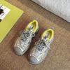 Platform Mesh Sneakers Women's 2025 Summer and Autumn New Casual Hiking Shoes Breathable Running Shoes Classic Dad Shoes