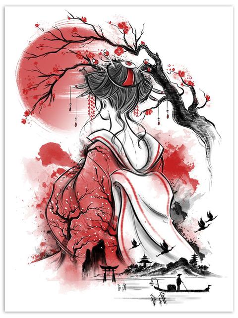 Холст в скандинавском стиле, современный печатный аниме-плакат Хаяо Миядзаки, украшение дома, настенная живопись, картина для гостиной, модульная без рамки