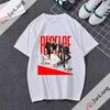 Happy Fashion Tshirt La Line Mens and Womens Style Street Tshirt Crewneck Casual Top Fashion Street Camisetas