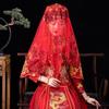 Embroidered Phoenix Tassel Bride Veil Lace Veils Chinese Wedding Headwear Bridal Headwear