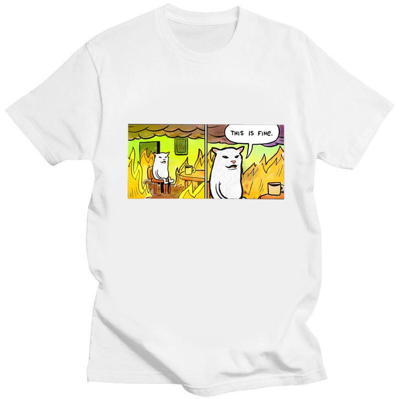 Kawaii футболка «Это прекрасно, все будет хорошо» Meme креативная футболка подарок для друзей Harajuku футболка унисекс одежда унисекс