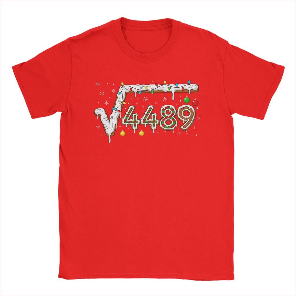67 Meme Square Root 4489 Slang Math Teacher Funny Christmas TShirt Summer Harajuku T Shirts Man Cotton ONeck Plus Size Top Tee