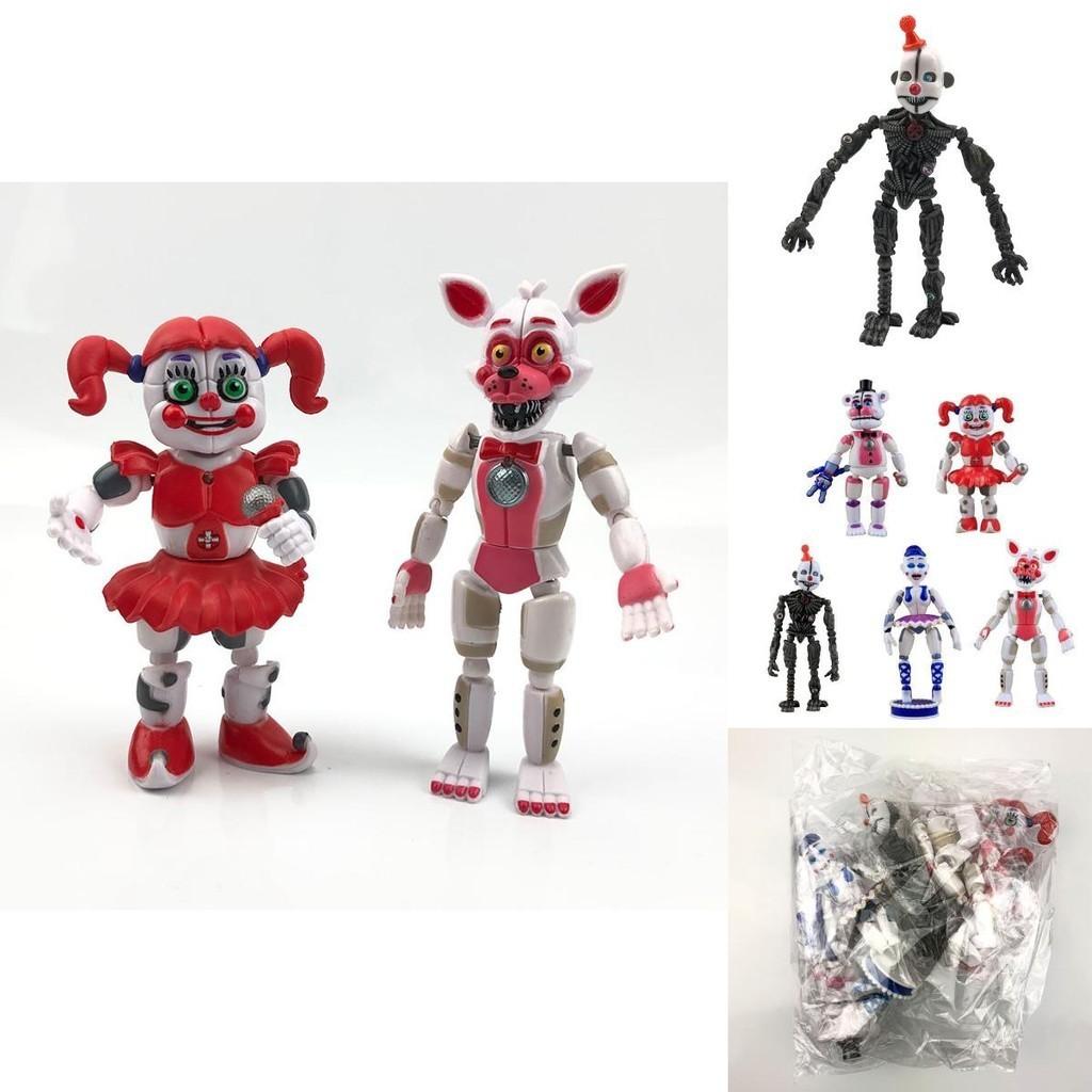 Fnaf Five Nights At Freddys Прочные Светящиеся Фигурки Действия Пяти Уникальных Стилей Для Подарка и Украшения Детей