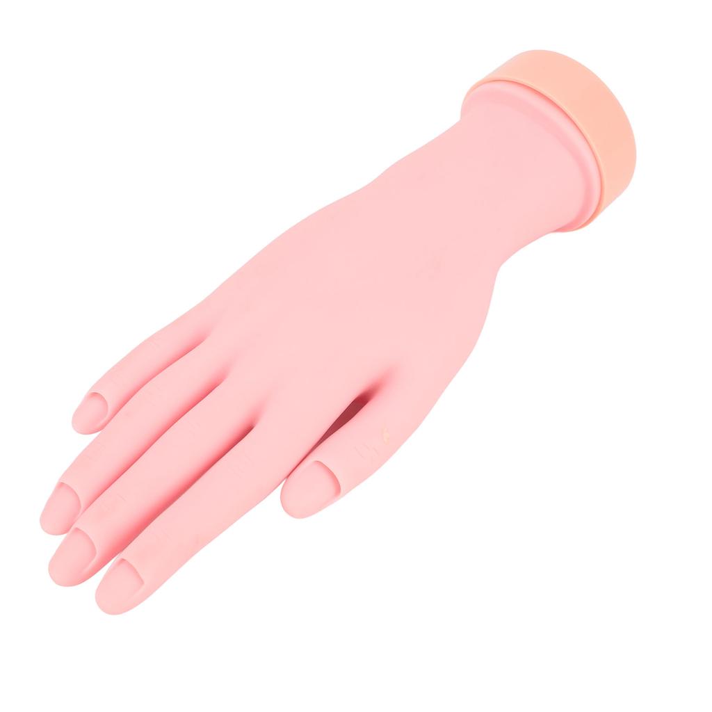 Маникюрная практика Модель руки Встроенные канавки для ногтей Сгибаемые ногти Типсы Художественный тренажер Рука для реквизита Di