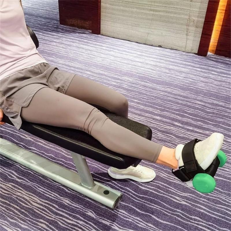 1/2pcs Adjustable Weight Dumbbell Ankle Strap Tibialis Trainer Foot Strap for Working Out Strength Training Easy to Use