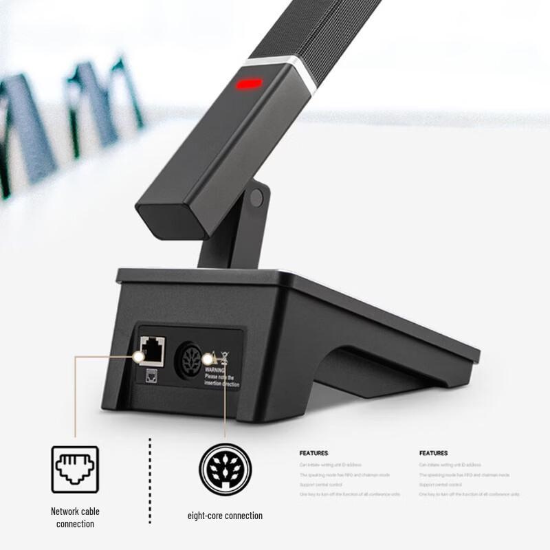 HuDu Professional Wired Gooseneck Conference Microphone System (CN version)