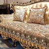 European Embroidery Sofa Cushion Luxury Chenille Anti-slip Living Room Sofa Cover Four Seasons Universal Couch Cover Pillowcase