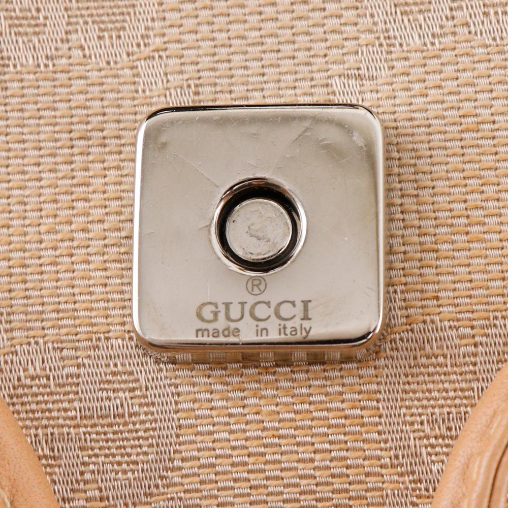 GUCCI Backpack Backpack Daypack 003.0242 beige GG canvas Women Used