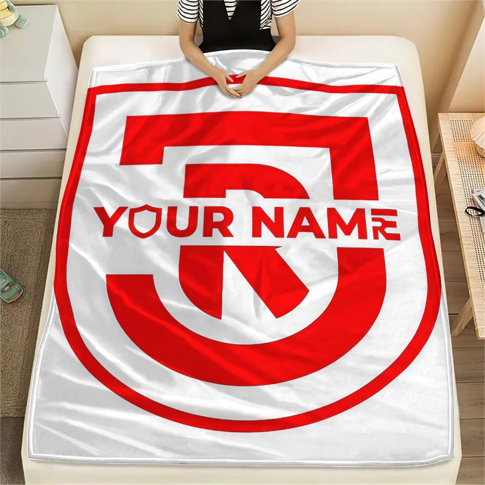 1PC Ssv Jahn Regensburg Custom Name Patterned Flannel Blanket Suitable For All Seasons For Home Decor Warmth And Comfort Gifts Holiday Present