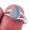 Кольцо из стерлингового серебра 925 пробы с натуральным австралийским опалом S.9 k9Y17