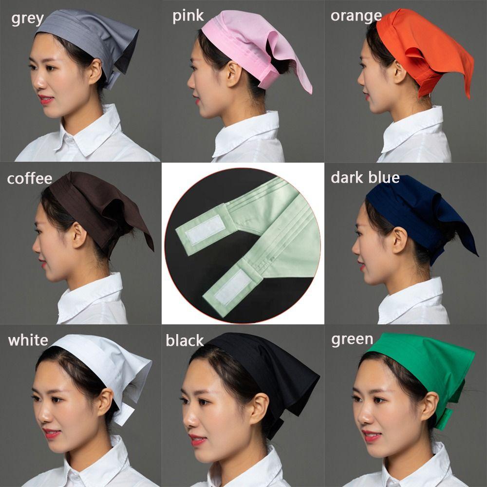 Smoke-proof Dust Kitchen Wrap Hair Hat Work Wear Cooking Hygienic Cap Work Hat Canteen Catering