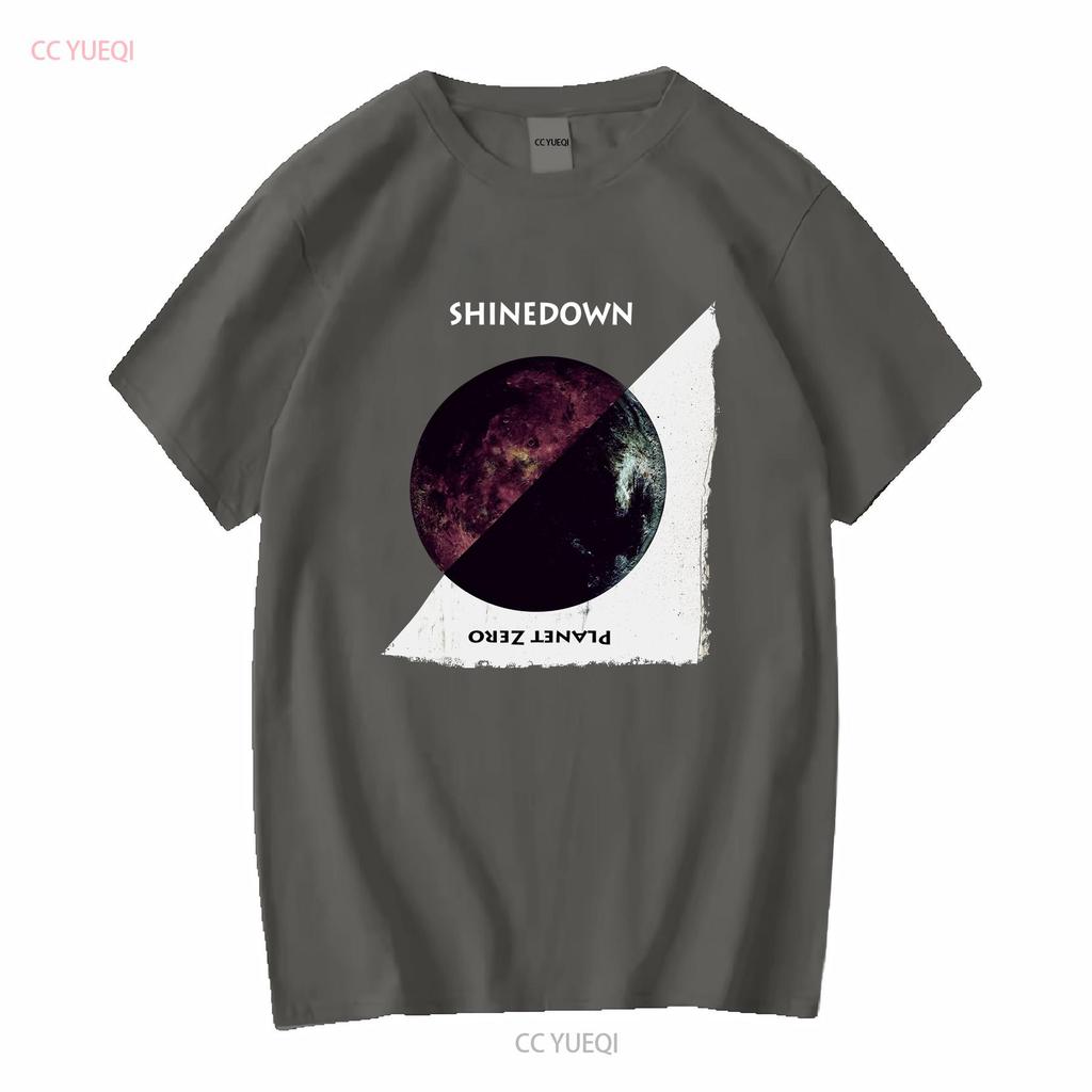 Shinedown Planet Zero Футболка Черная S 5XL Z8163 с длинным или коротким рукавом винтажная стираная повседневная топ для повседневной носки мужская