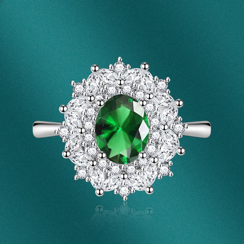 BELLA BOX Opening Resizable Rings For Women Zircon Engagement Party Fine Jewelry Gift