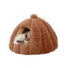 Thickened Round Semi-Enclosed Pet Bed Cats Dogs Winter Warm Washable Indoor Nest
