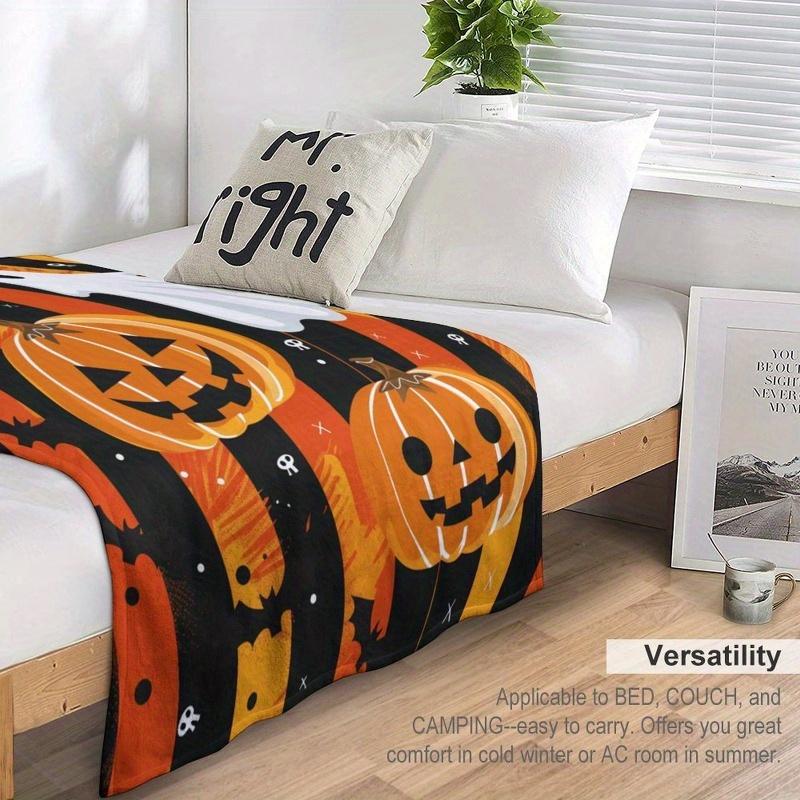 Blanket Super Soft for Adult Halloween Birthday Fall Winter Cozy Fluffy Flannel Blanket Bed Home Couch Sofa Bed Throw Blankets