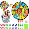 Dart Board for Kids Ages 4-8 - 72cm Double-Sided Dart Board with Sticky Balls and Darts,Boys Toys for Ages 8-13, Indoor/Outdoor Party Game Toys