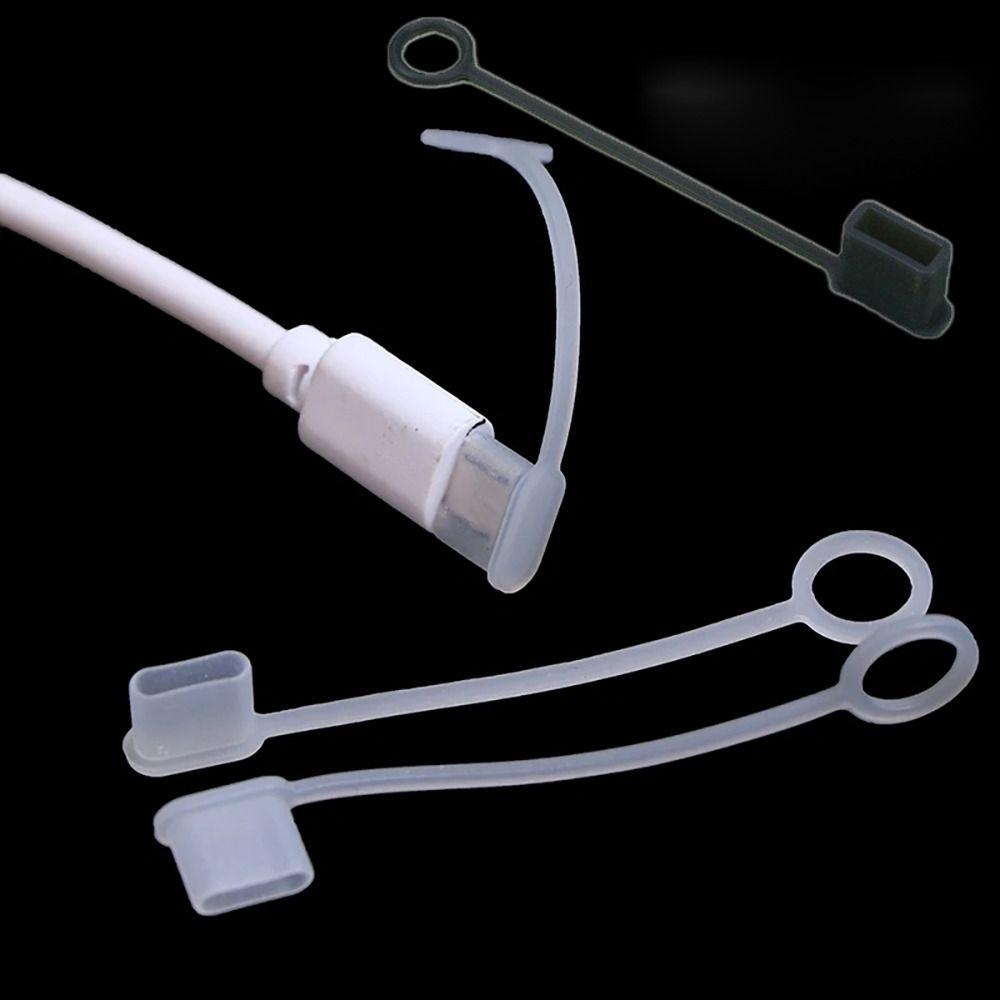 Удлинитель для зарядки USB Передача USB Папа Пылезащитная заглушка Универсальный со шнурком Стопоры для кабеля линии передачи данных Силиконовый рукав для кабеля