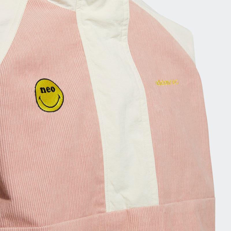 Adidas Neo X SMILEY Jackets Women's Pink Stand Collar Moderate Other H58043