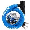 VEIZUN Bike Chain Wire Steel Tire Lock for Motorcycles and 22mm X Extra Blue Lock, Lock, Lock, Lock, Bicycles, (Diameter) 1200mm, Anti-Theft,