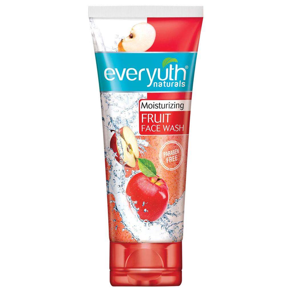 Everyuth Naturals Увлажняющий фруктовый гель для умывания, 150 г, тюбик