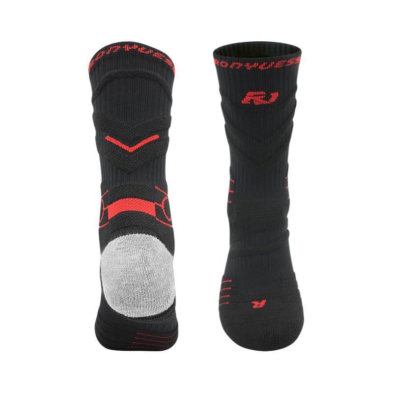 Non-Slip Professional Basketball Socks Men'S Medium Tube American Thickened Towel Bottom Women'S Sweat-Absorbing And Breathable Sports Socks Men'S