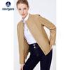 Navigare Women's Lambskin Motorcycle Jacket with Stand Collar