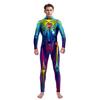 Scary Skeleton Printed Bodysuit Halloween Party Cosplay Costume for Adult Jumpsuit Zentai Catsuit Carnival Clothing