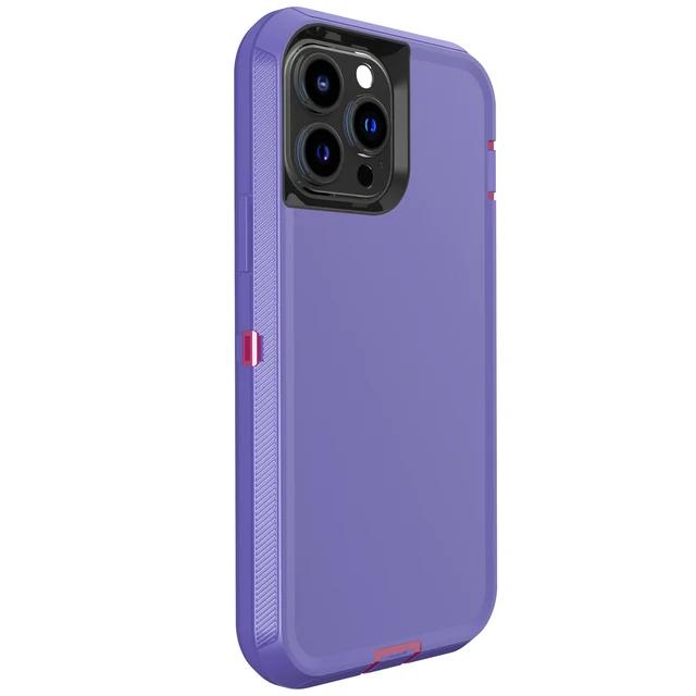 Гибридный сверхпрочный защитный чехол для iPhone 16 Pro Max 15 14 13 12 11 XR XS 7 8 Plus 3IN1 Otter Case Box Жесткий военный противоударный чехол с полной защитой