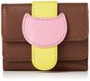 Mini Wallet Trifold Wallet Cat Belt Brown [Tsumori Chisato] Women's
