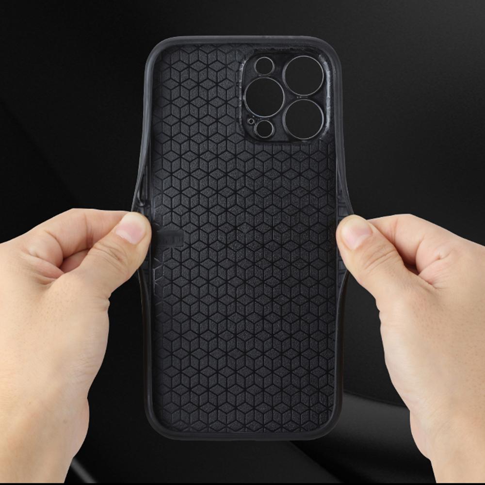 For iPhone 16 Pro Case Protective PU Leather Covered TPU Phone Shell