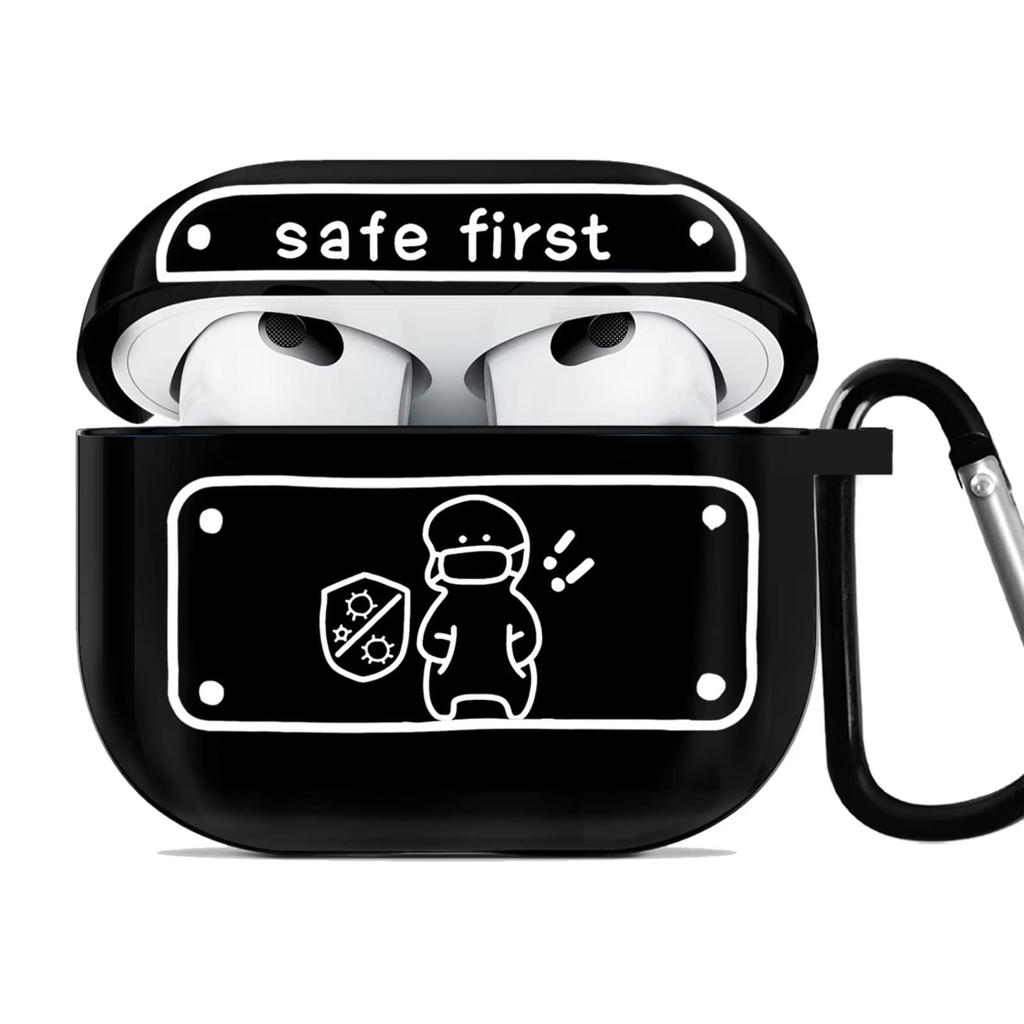 Чехол для AirPods 4 Стильный Смешной Милый Чехол для AirPods 4-го поколения Дизайн с лягушкой Простой Чехол для AirPods 4 Стильный Раздельный ТПУ Зарядный чехол с