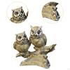 Величественная статуэтка совы для домашнего декора - элегантная скульптура животного для офиса или гостиной
