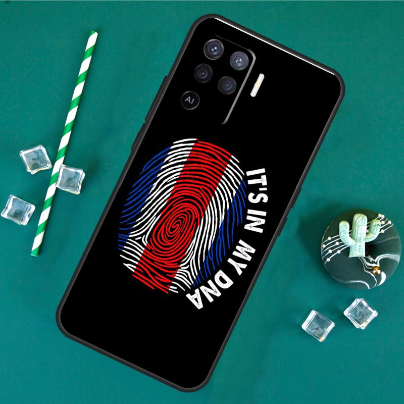 Чехол с флагом Коста-Рики для Oppo A40 A60 A80 A16 A76 A96 A18 A38 A58 A78 A98 A91 A15 A17 A74 A94 A54 A57S