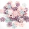 10pcs Cored Flowers Clothing Decoration Artificial Flower Clothing Patch Dress Decoration