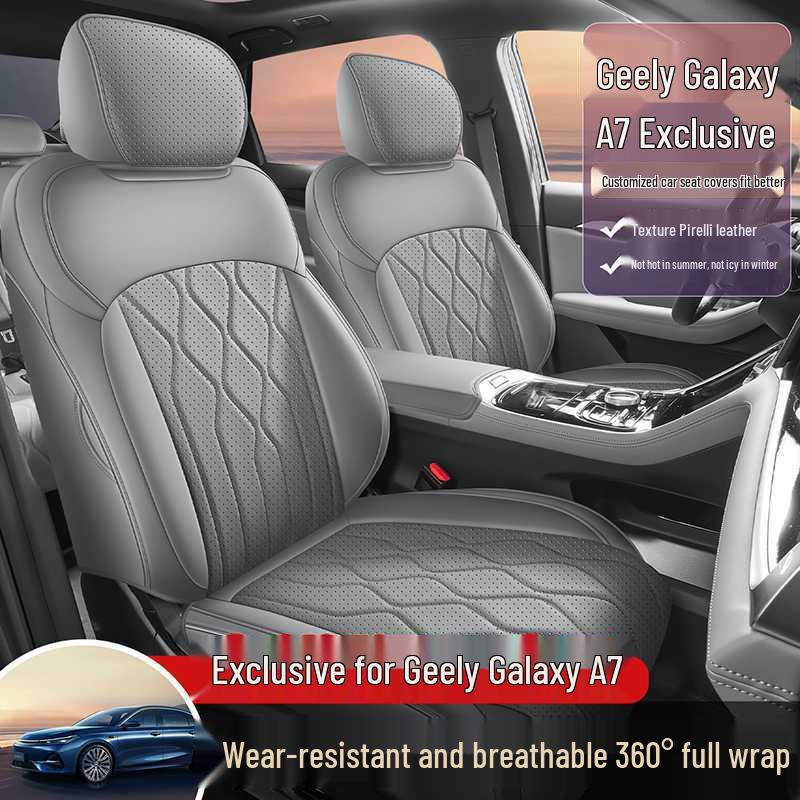 Всесезонные чехлы на сиденья Geely Galaxy A7 2025 года с полным покрытием для тюнинга интерьера