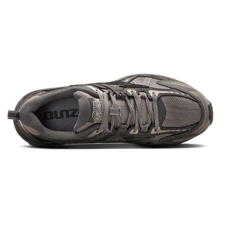Mizuno Racer Trail Дышащие Низкие Беговые Кроссовки Унисекс Серый Черный D1GH223811