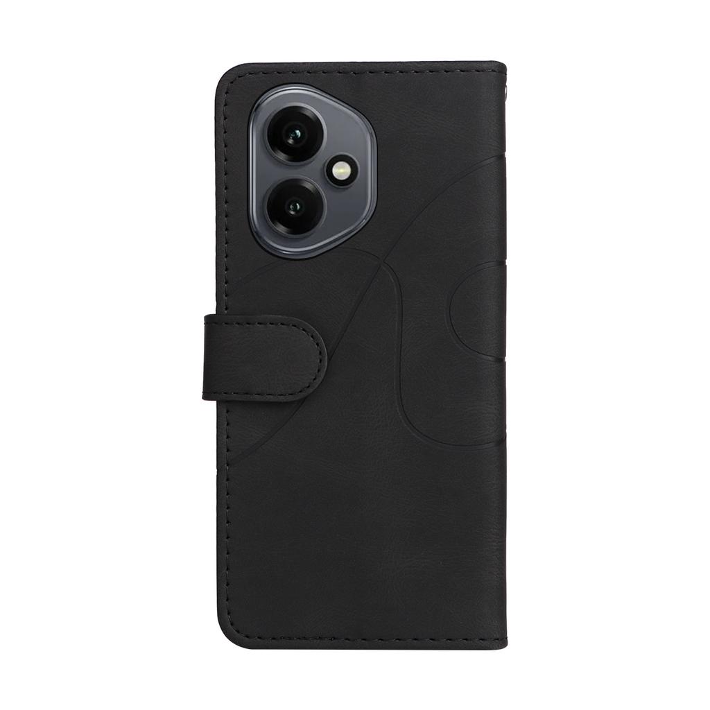 For Honor 400 5G (Глобальный) Кожаный чехол-подставка для телефона с кошельком и двухцветным дизайном