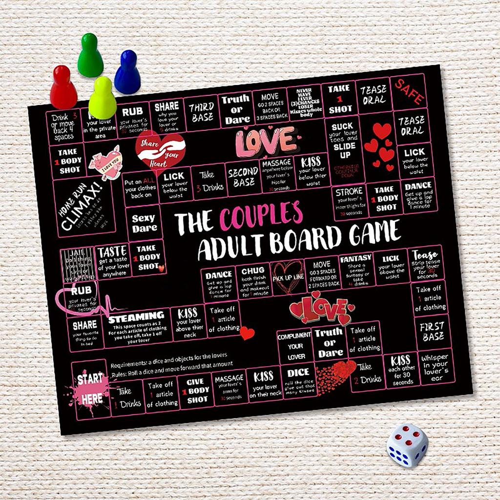 Creative Drinking Board Game For Adult Date Nights