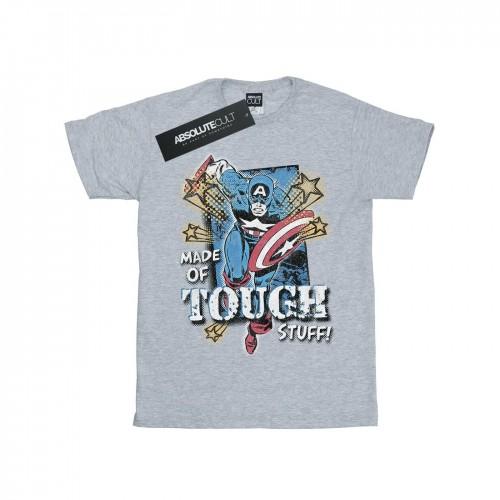 Marvel Mens Captain America Made Of Tough Stuff T-Shirt