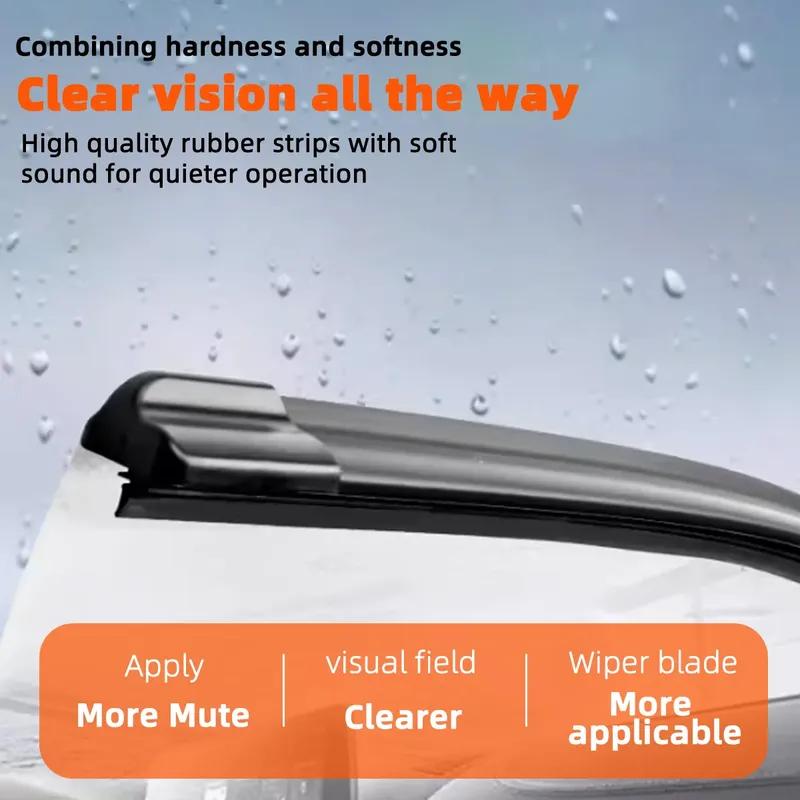 2PCS Car Wiper for Kia Grand Carnival KA4 MK4 2021-2022 Front Windshield Windscreen Wiper Blade Rubber Accessories 2021 2022